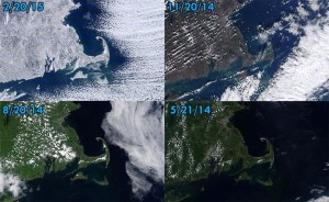 Satellite Ice Cape and Islands