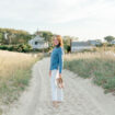 Melinda Vallett at the Beach